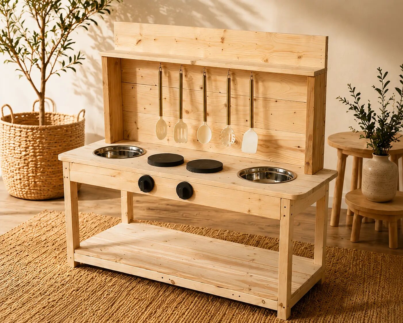 Natural Two-Bowl — Styled Angle
