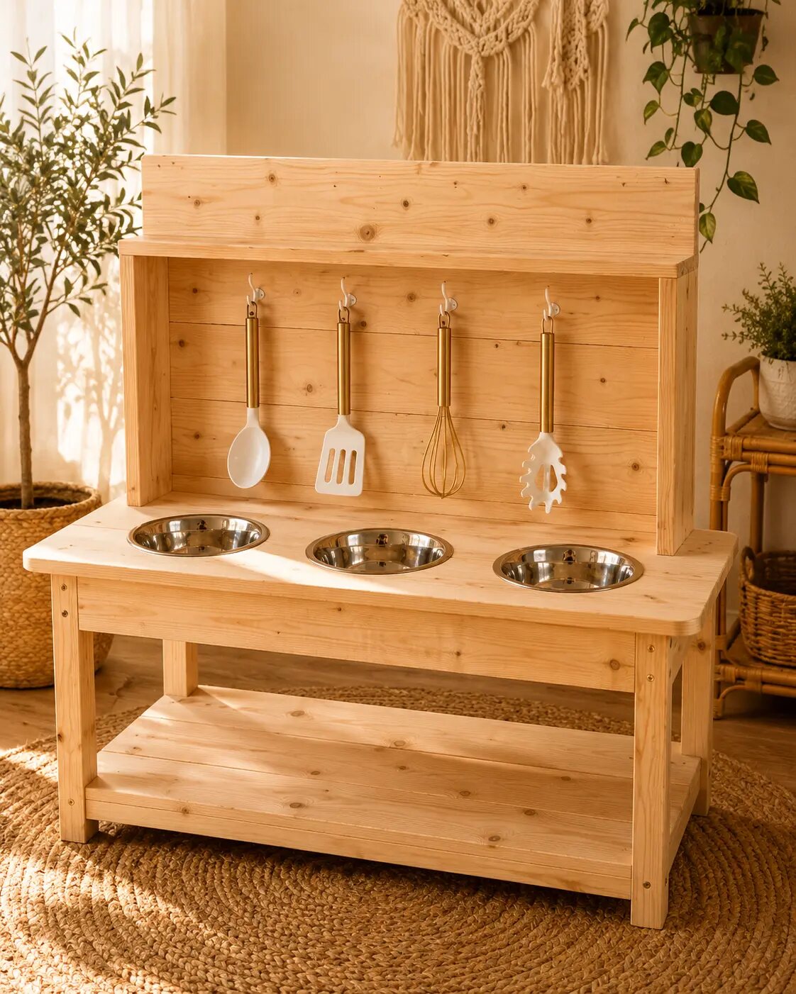 Preschool Three-Bowl Kitchen