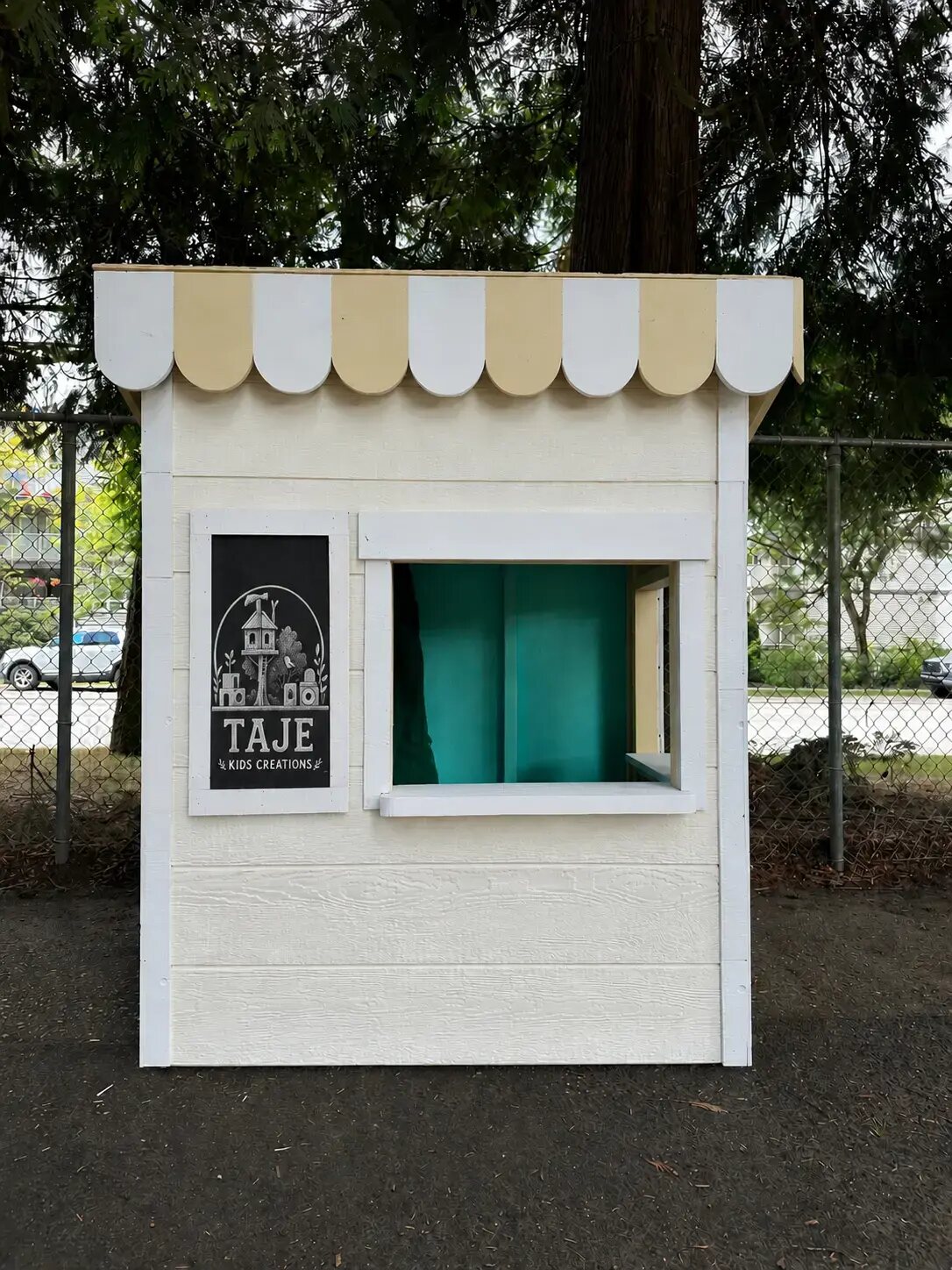 Custom Taje Kids painted play cafe